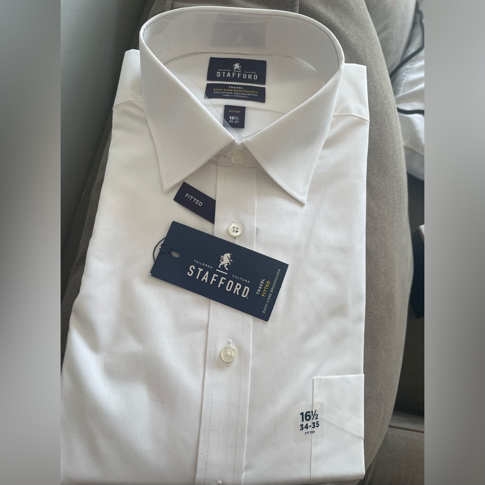 NWT Stafford Men’s Dress Shirt